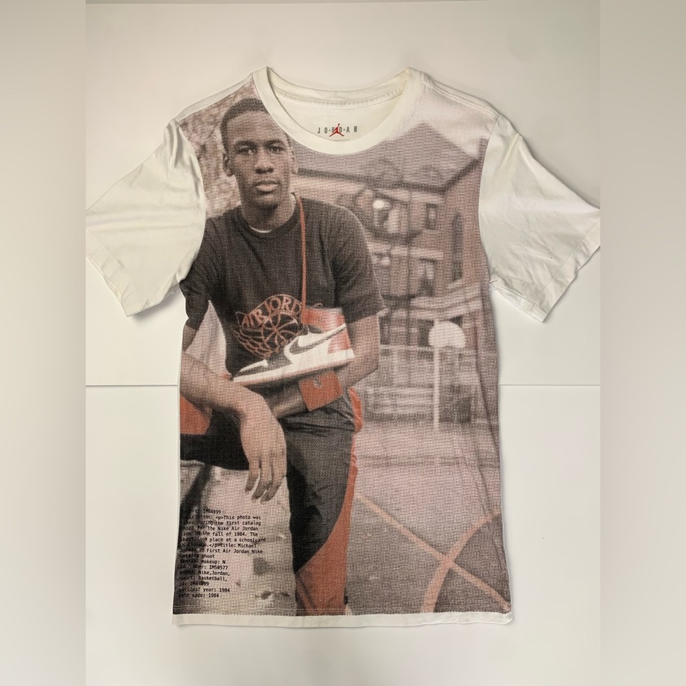 Nike Air Jordan Graphic Tee - Black and White